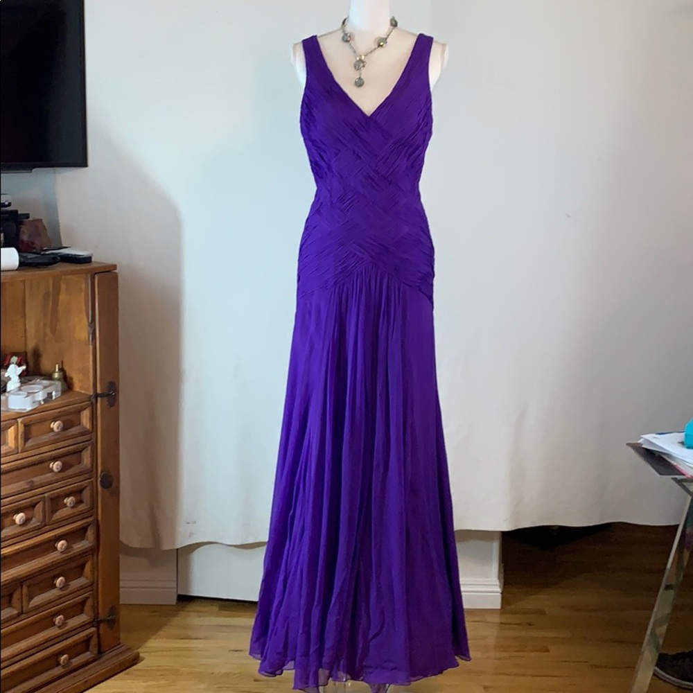 COPY - Gorgeous purple long gown by Sue Wong in s…